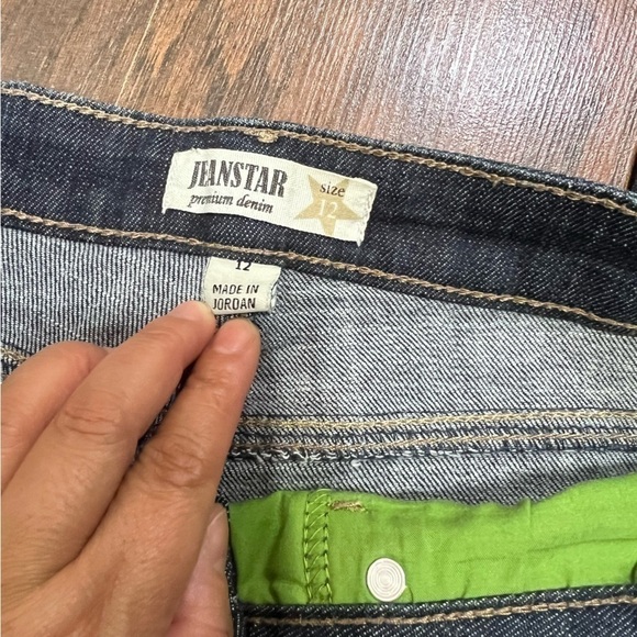JEANSTAR PREMIUM DENIM JEANS High Rise 12” Size 12. Straight cut  GUC Vintage - Picture 8 of 9
